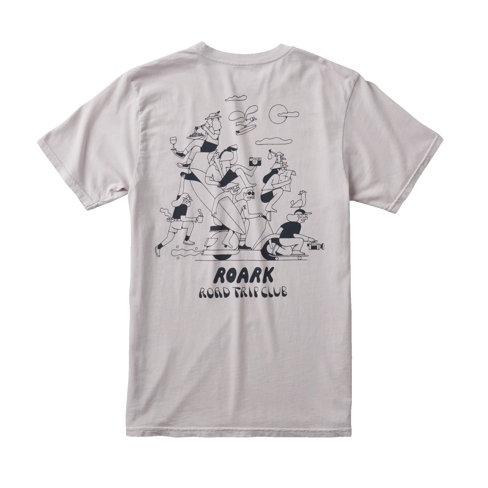 Roadtrip Club Premium Tee - Dusty Lilac sold by Roark