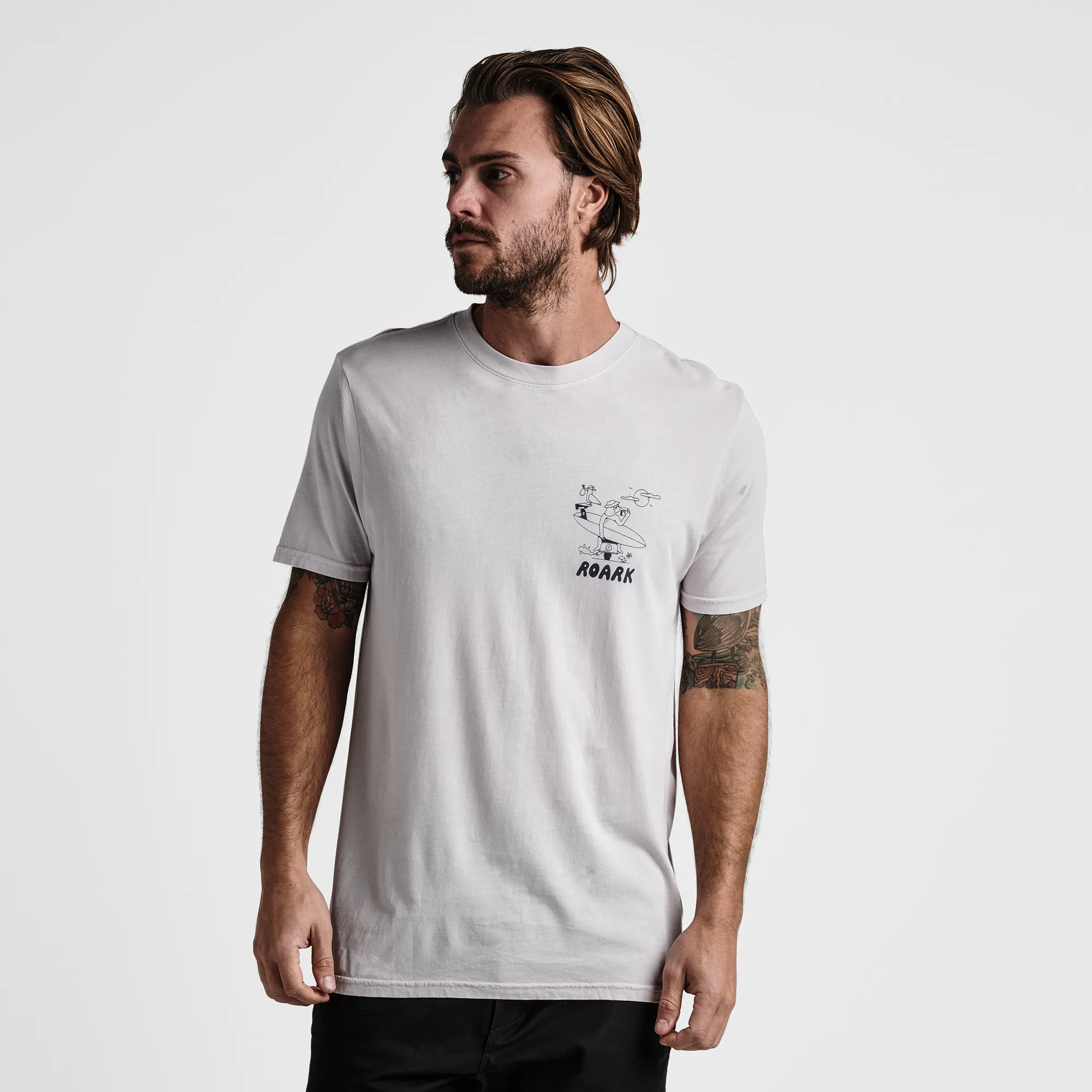Roadtrip Club Premium Tee - Dusty Lilac sold by Roark product image thumbnail 2
