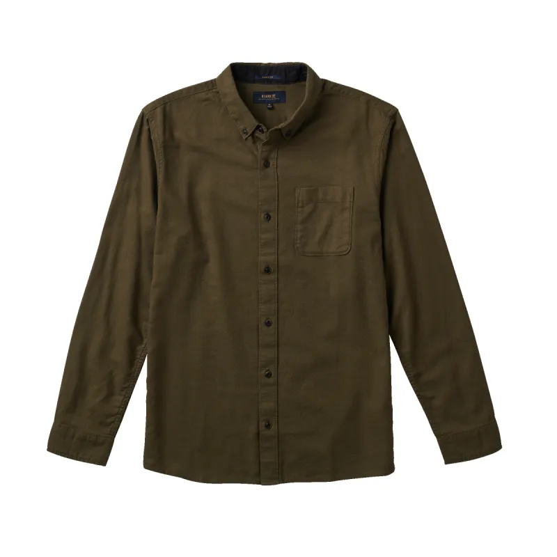 Scholar Long Sleeve Button Up Shirt - Military sold by Roark
