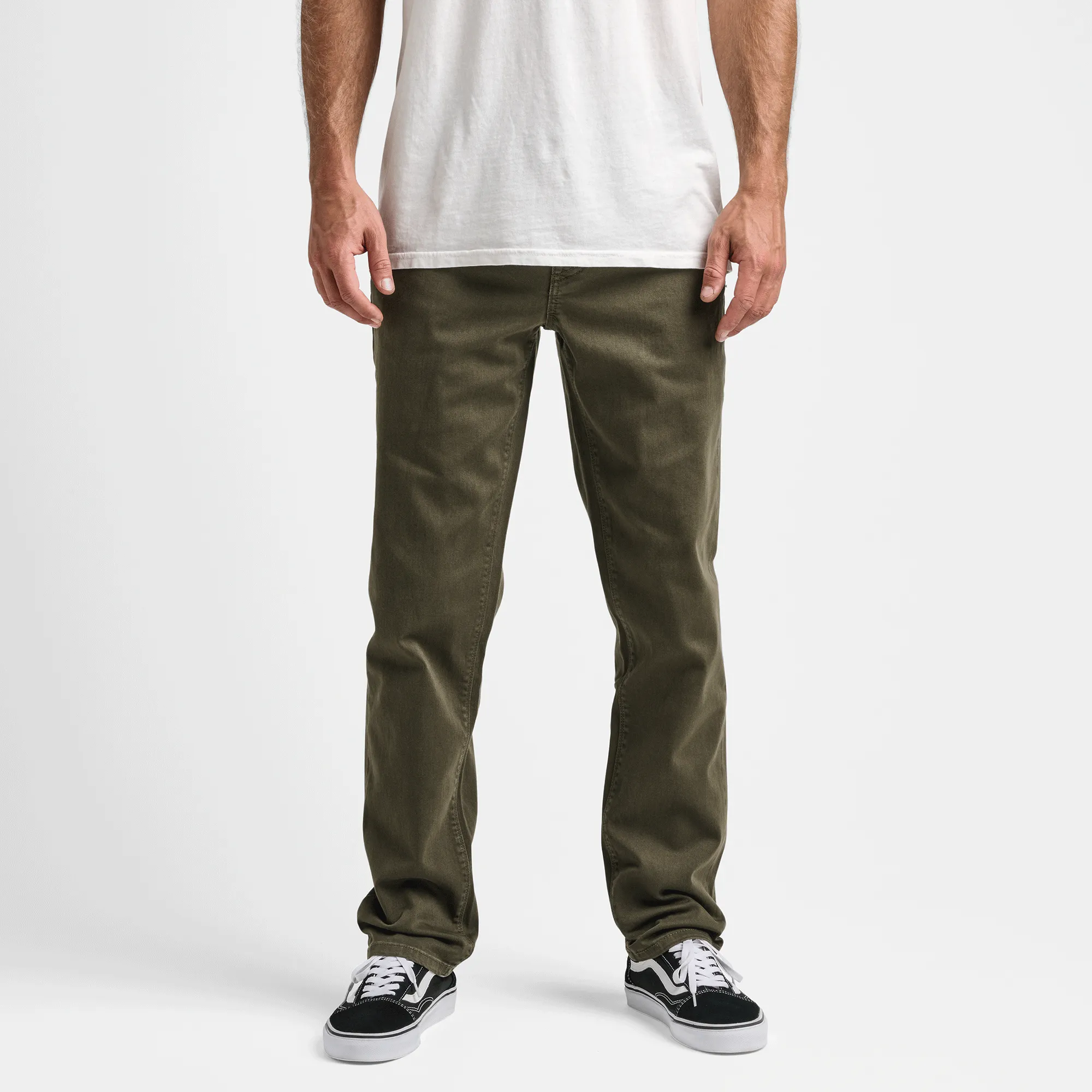 HWY 128 Straight Fit Broken Twill Jeans - Military sold by Roark product image thumbnail 2