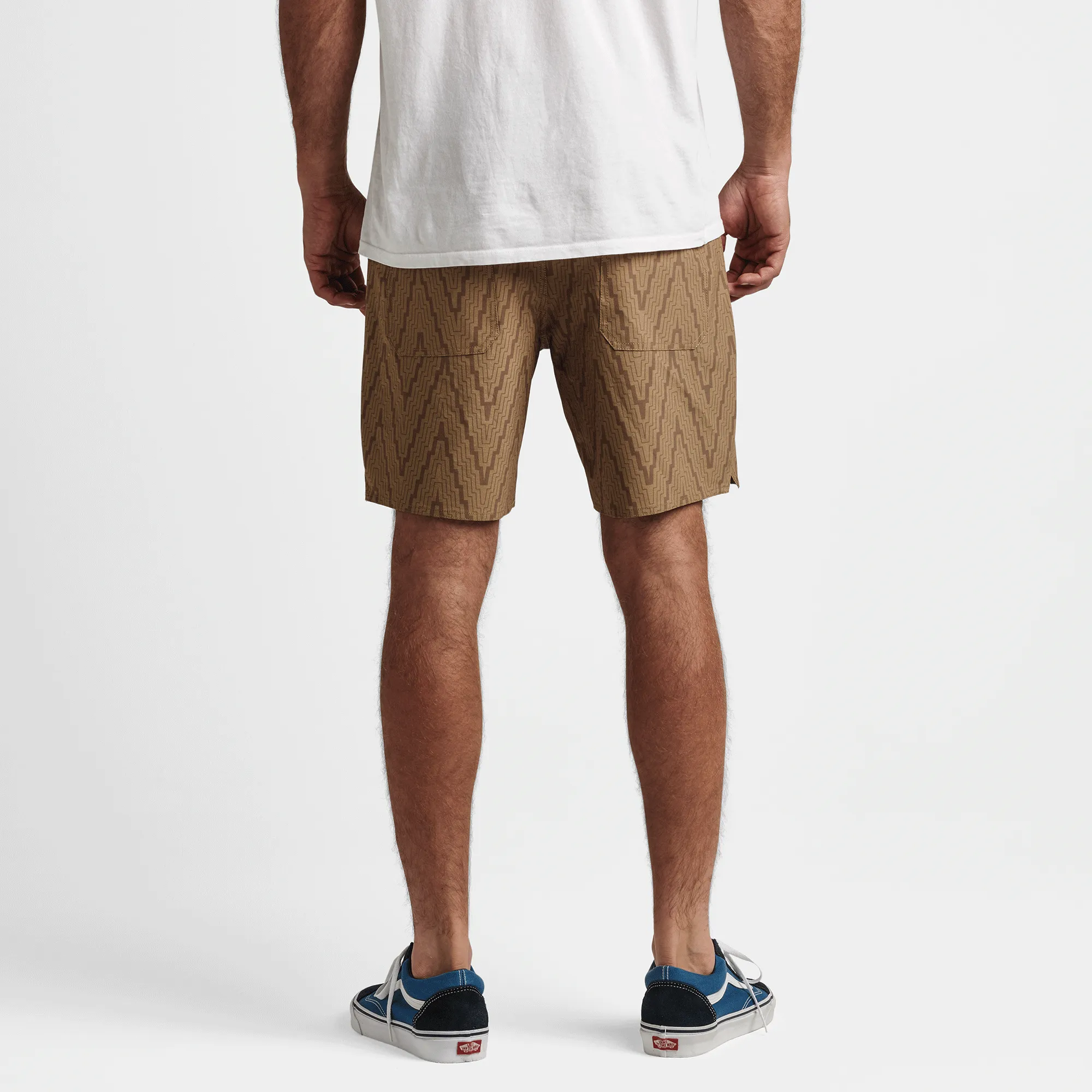 Layover Hybrid Trail Shorts 18" - Manawa Tapu Khaki 2 sold by Roark product image thumbnail 4