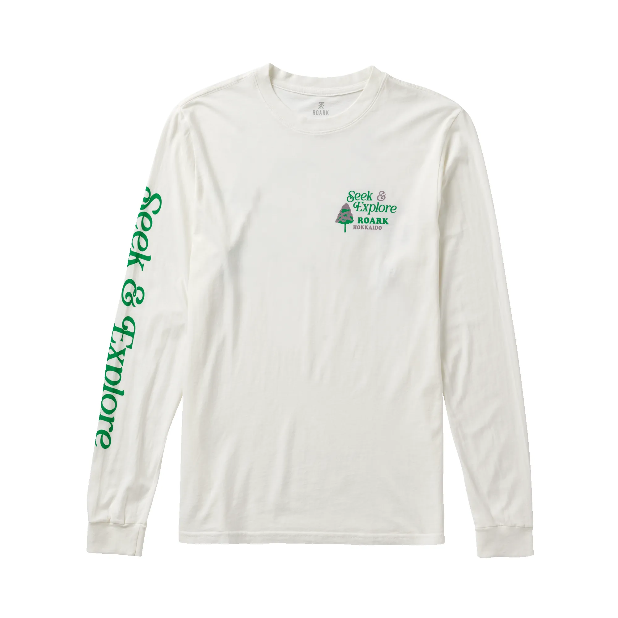 Seek And Explore Hokkaido Long Sleeve Tee - Off White sold by Roark product image thumbnail 2