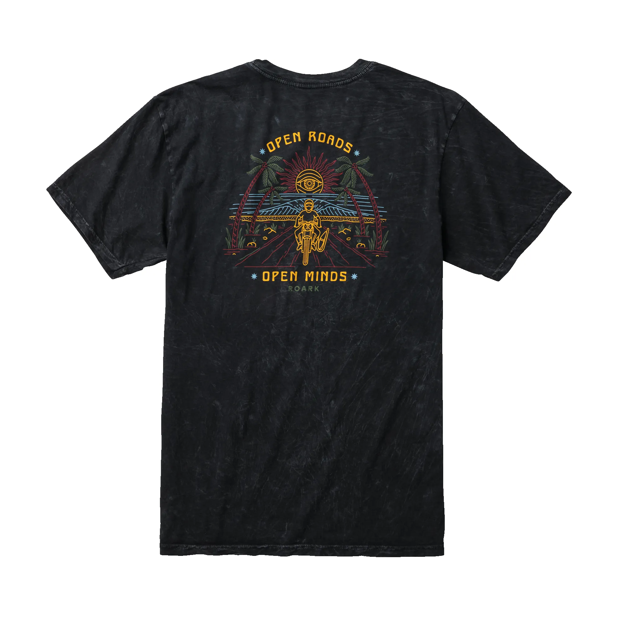 Open Roads Mineral Wash Premium Tee - Black sold by Roark