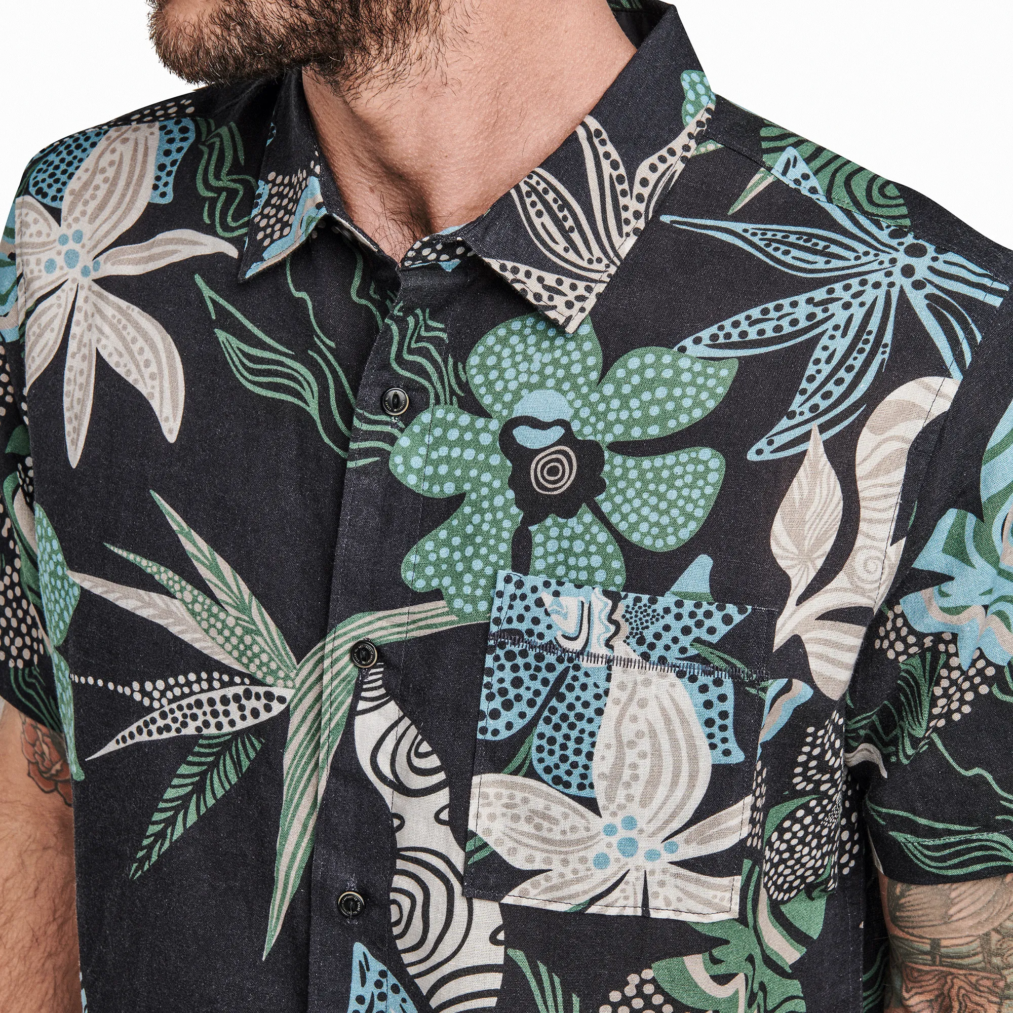 Journey Shirt - Paradaiso Dark Navy sold by Roark product image thumbnail 5