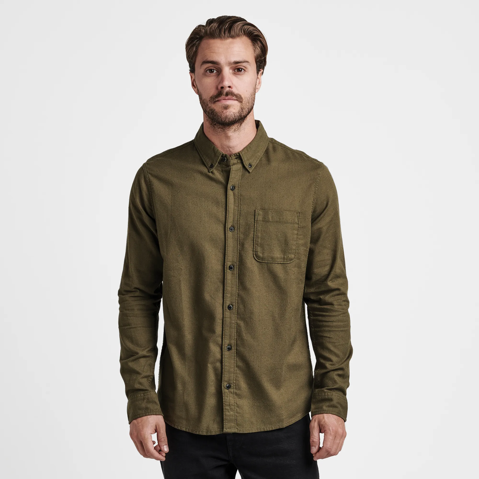 Scholar Long Sleeve Shirt - Military sold by Roark product image thumbnail 2