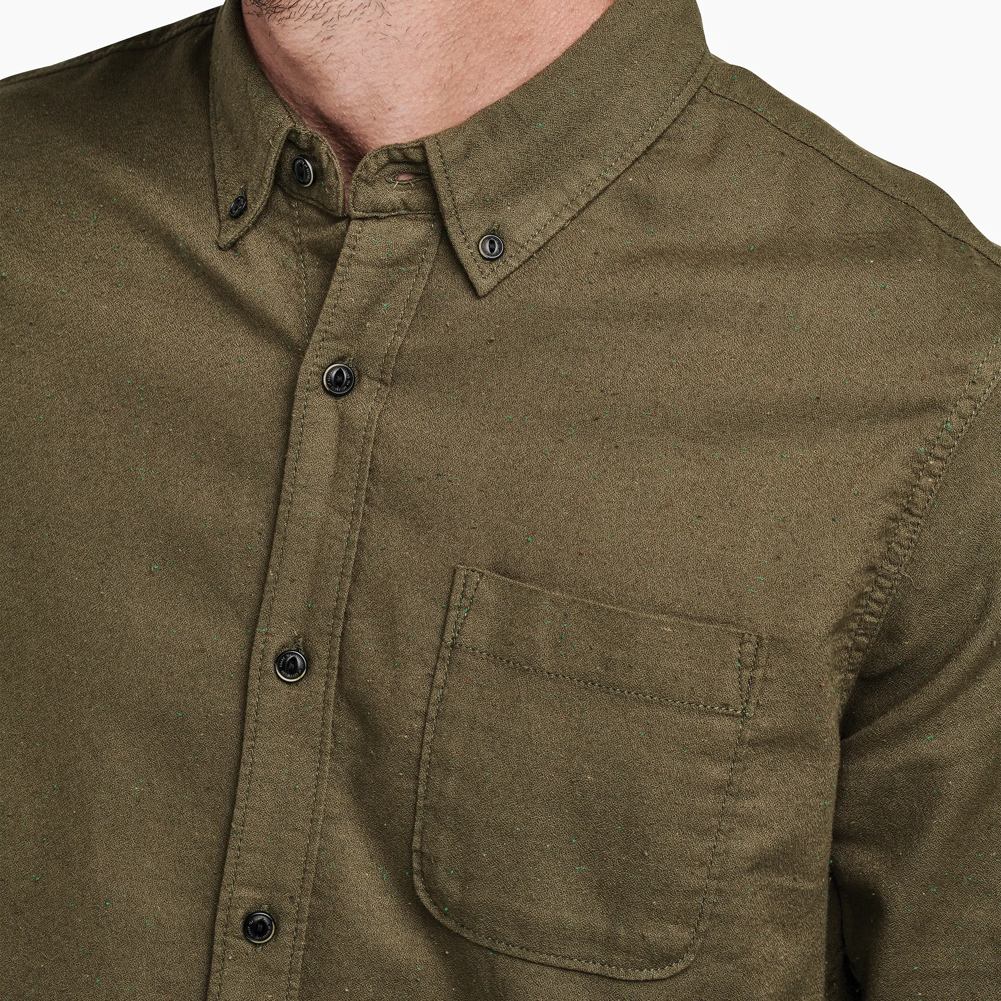 Scholar Long Sleeve Shirt - Military sold by Roark product image thumbnail 4