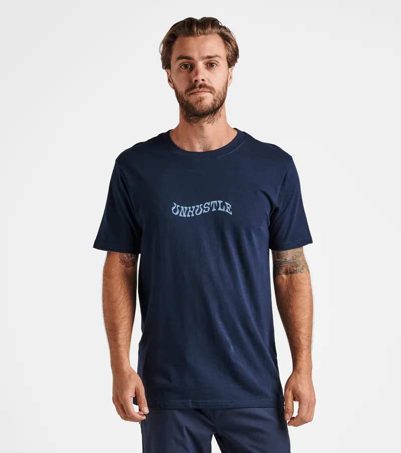 Unhustle Organic Cotton Tee - Navy sold by Roark product image thumbnail 4