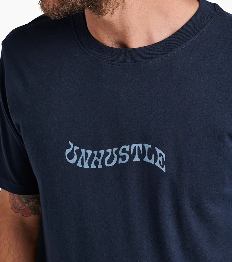 Unhustle Organic Cotton Tee - Navy sold by Roark product image thumbnail 5