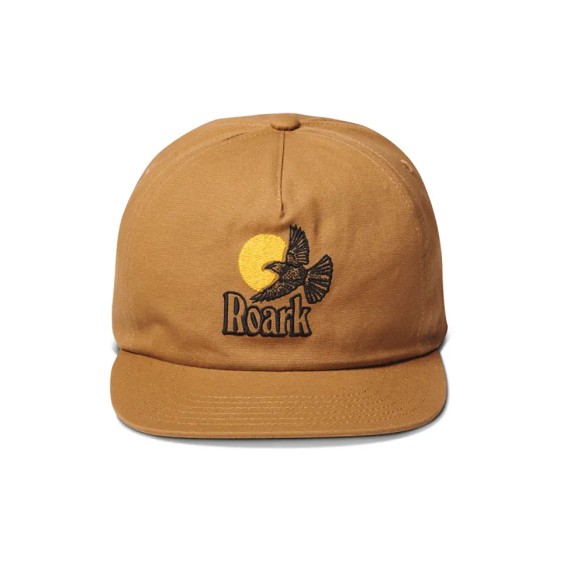 Messenger 5 Panel Snapback Hat - Golden sold by Roark