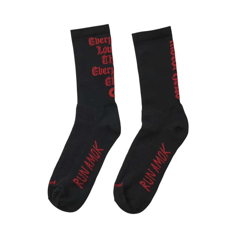 Motörhead Louder Hi Socks - Black made by Roark
