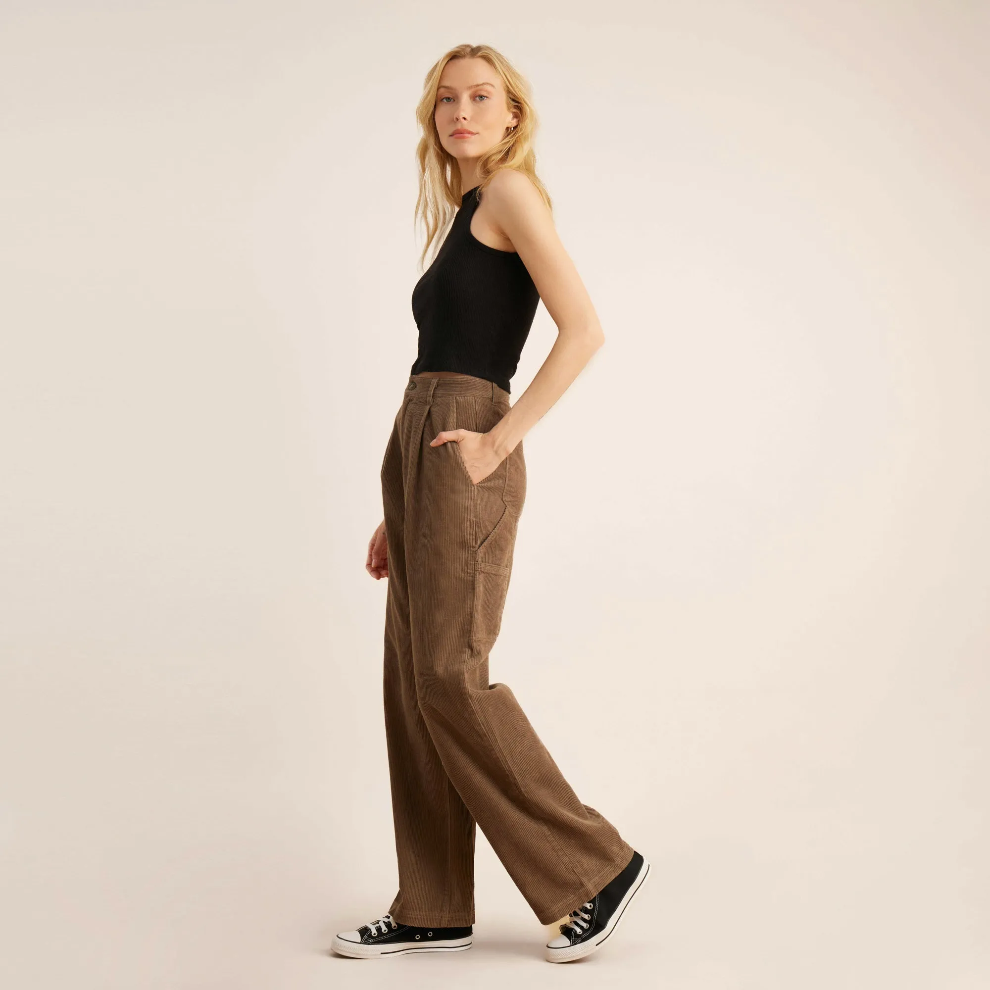Charter Corduroy Pants - Mocha sold by Roark product image thumbnail 2