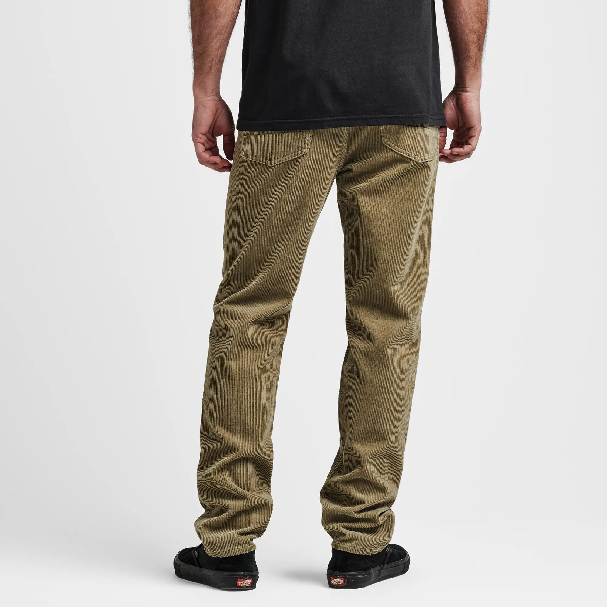 Hwy 128 Corduroy Straight Fit Denim Jeans - Dusty Green sold by Roark product image thumbnail 4