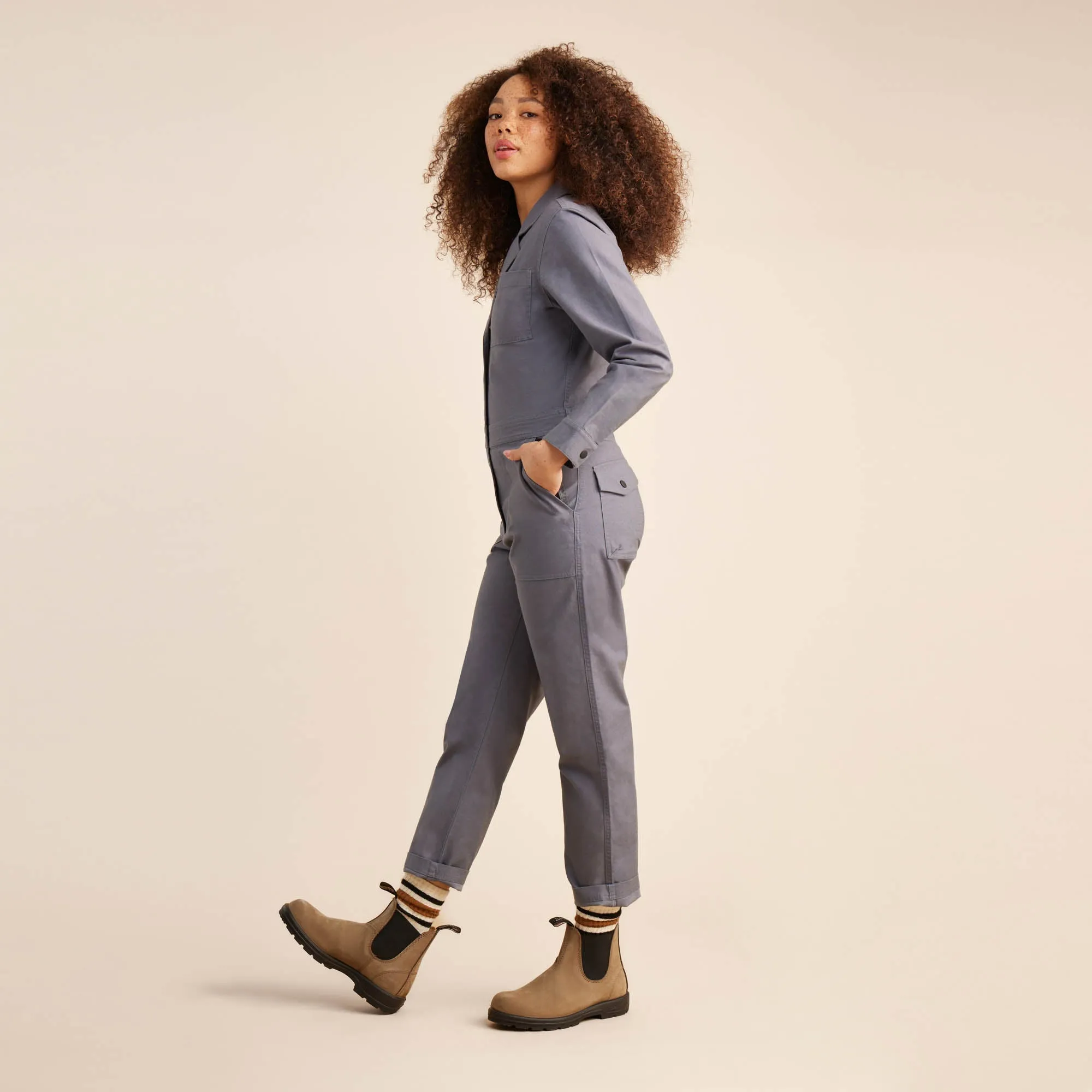 Layover Jumpsuit - Slate Blue sold by Roark product image thumbnail 2