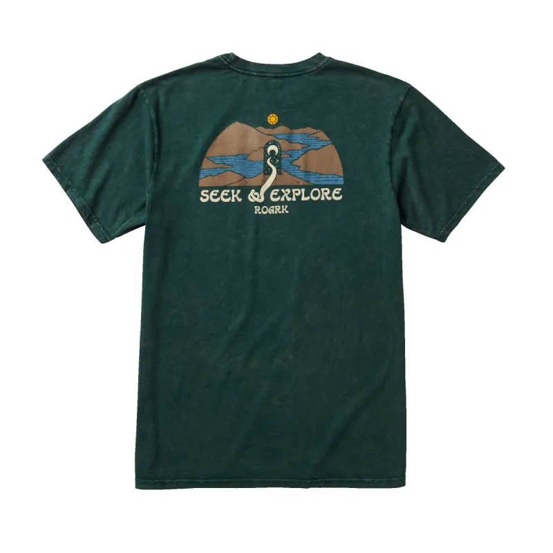 Seek And Explore Premium Tee - Spruce Green sold by Roark
