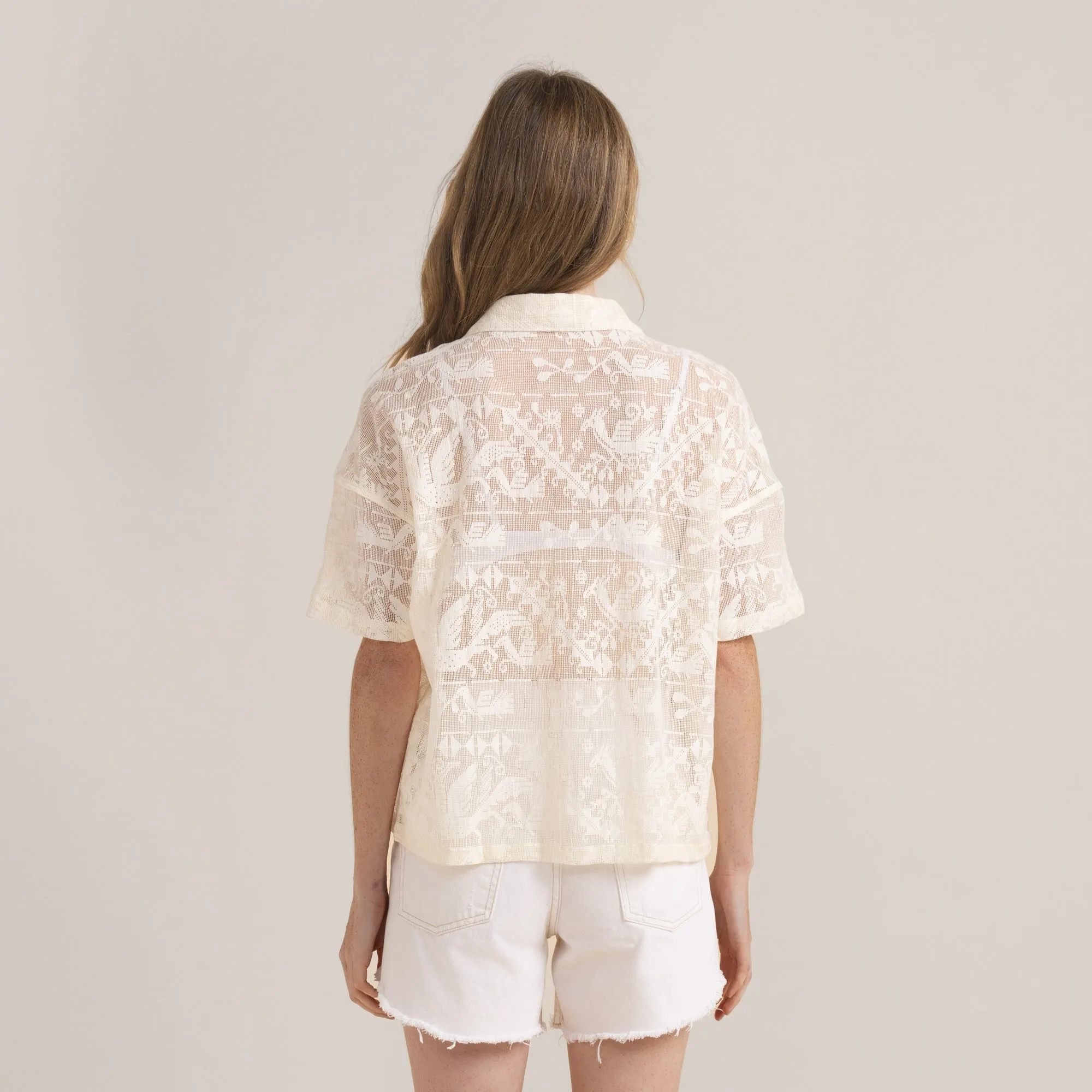 Riviera Short Sleeve Shirt - Coconut sold by Roark product image thumbnail 3