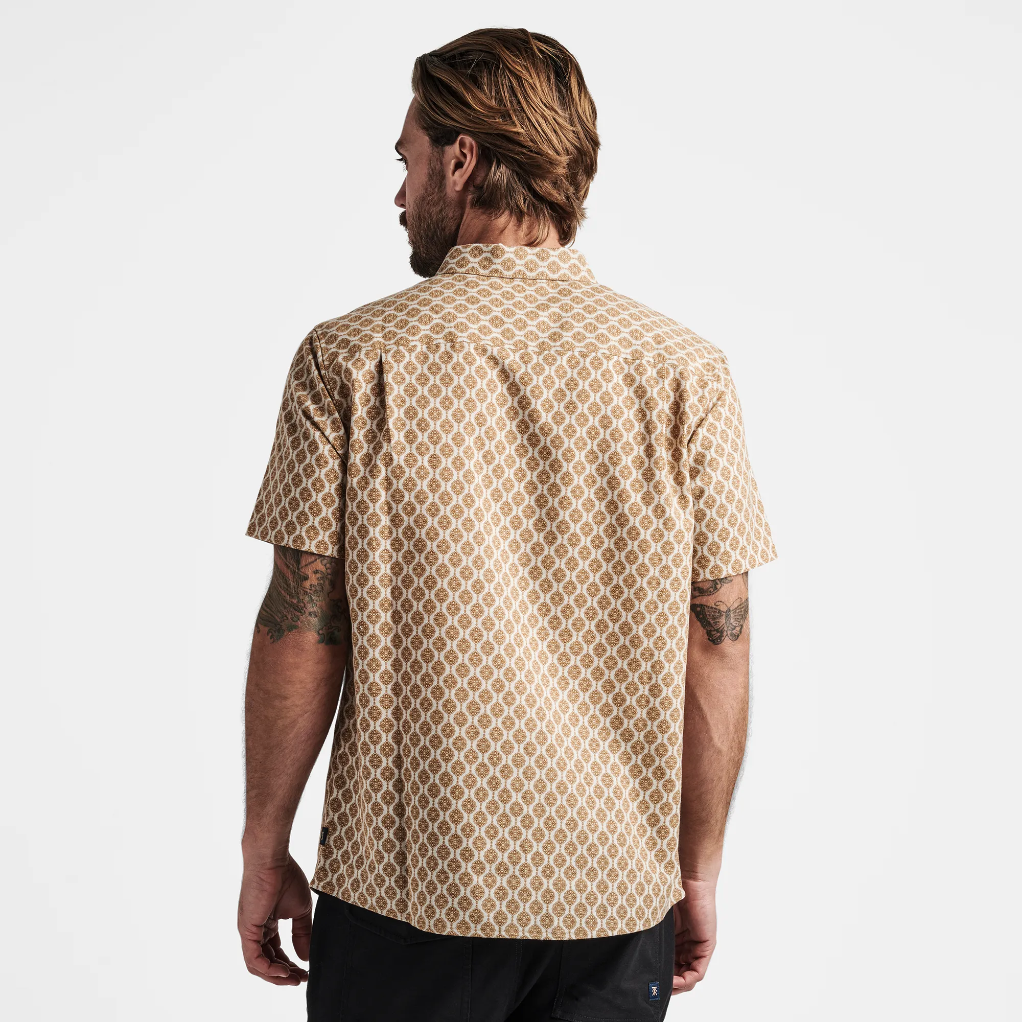 Scholar Oxford Shirt - Pignoli sold by Roark product image thumbnail 3