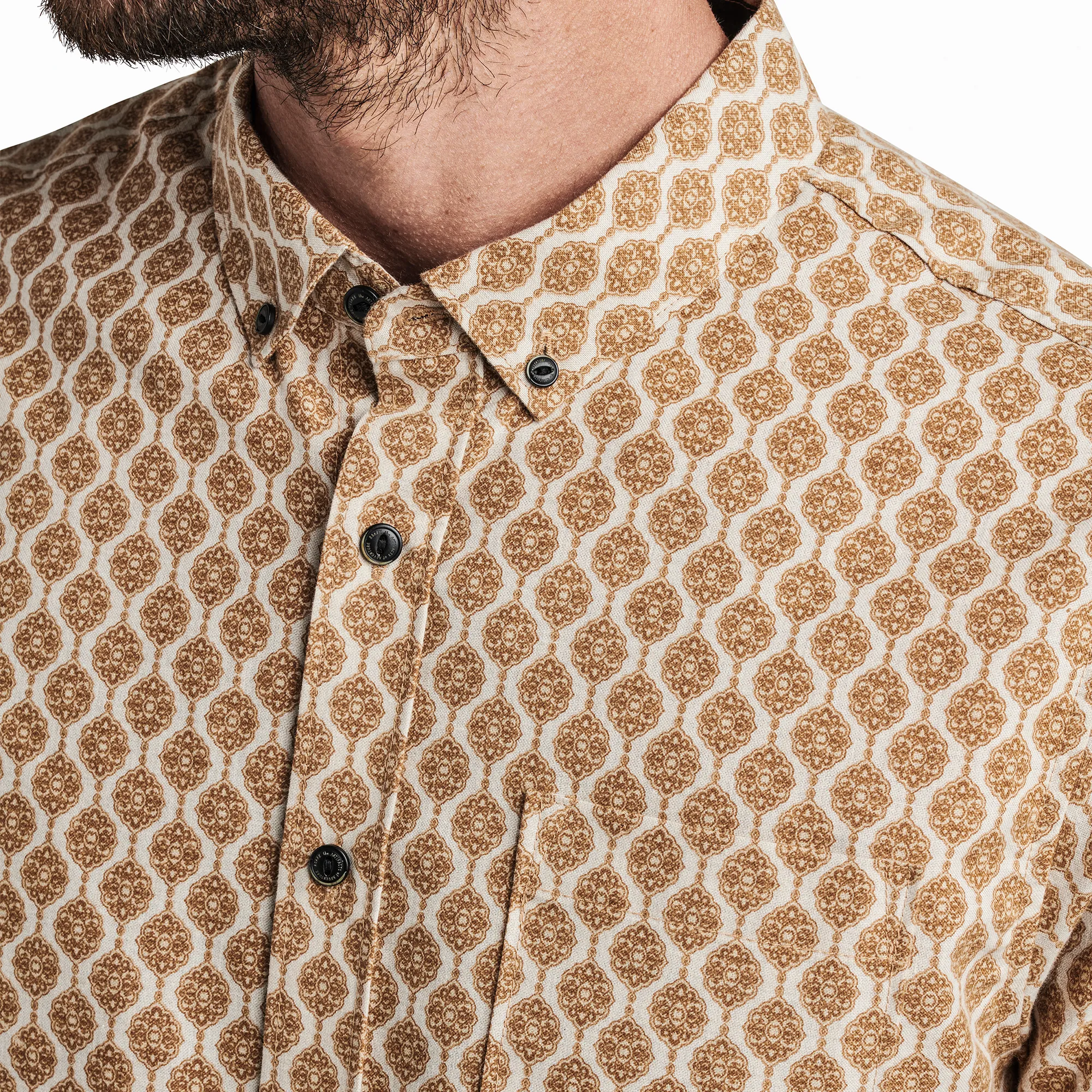 Scholar Oxford Shirt - Pignoli sold by Roark product image thumbnail 4