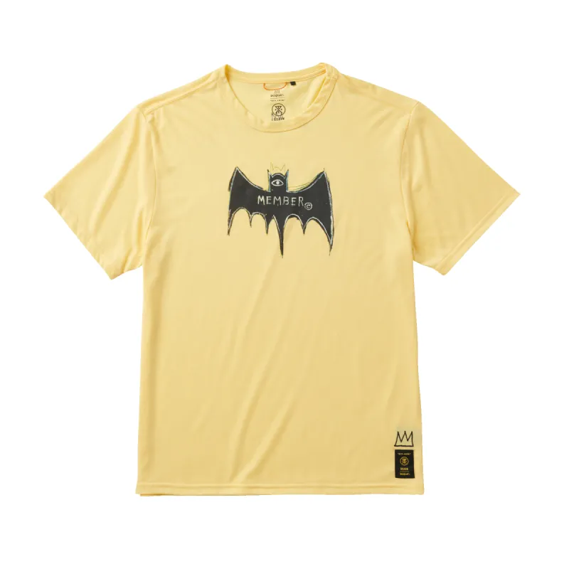Mathis Short Sleeve Tee - Basquiat / Samo Yellow sold by Roark
