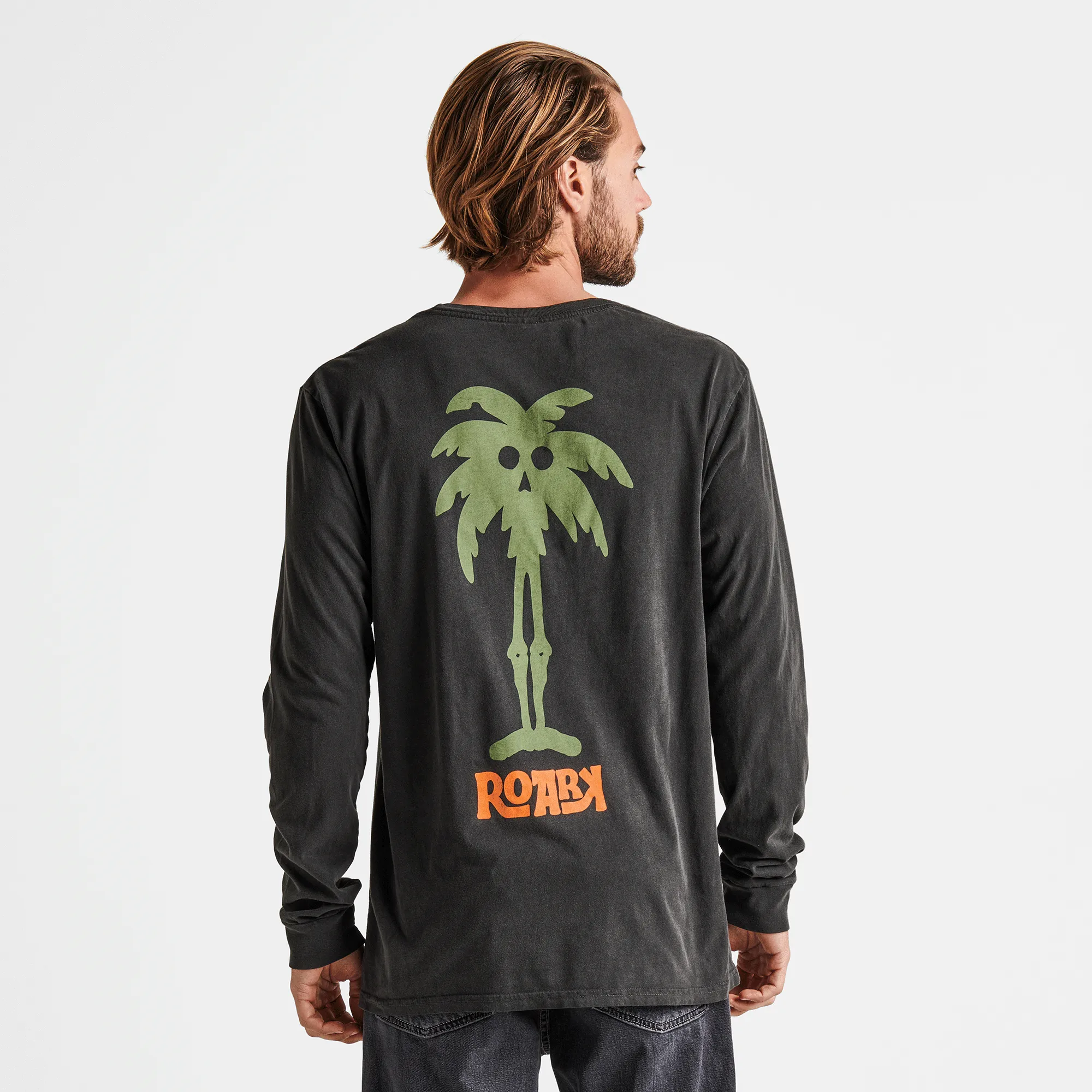 Tamaroa Long Sleeve Organic Cotton Tee - Charcoal sold by Roark product image thumbnail 3
