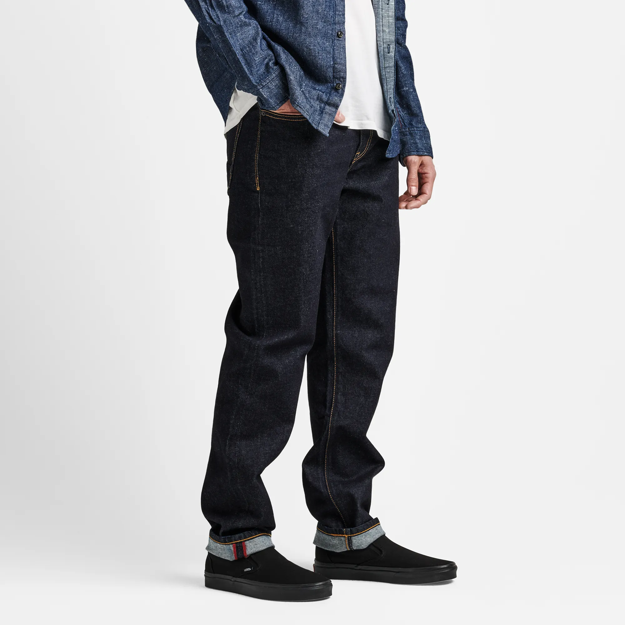 HWY 128 12.5oz Straight Fit Kaihara Denim Jeans - Raw sold by Roark product image thumbnail 4