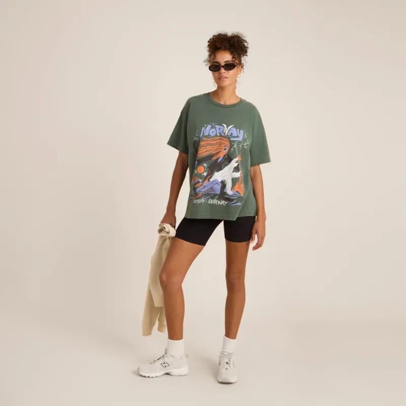 Gnarway Oversized Premium Tee - Tundra made by Roark