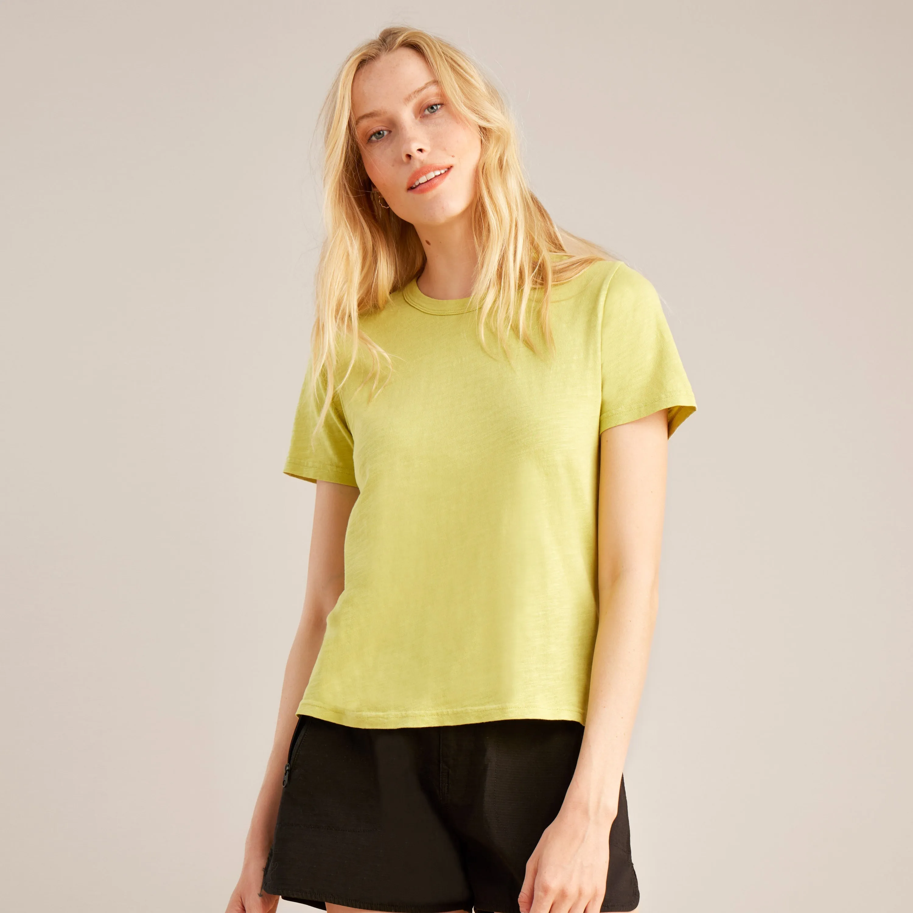 Well Worn Short Sleeve Tee - Lime sold by Roark