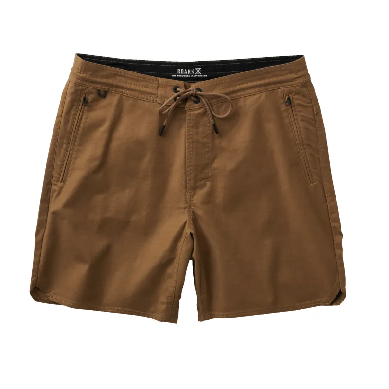 Layover Traveler Shorts 17" - Dark Khaki sold by Roark