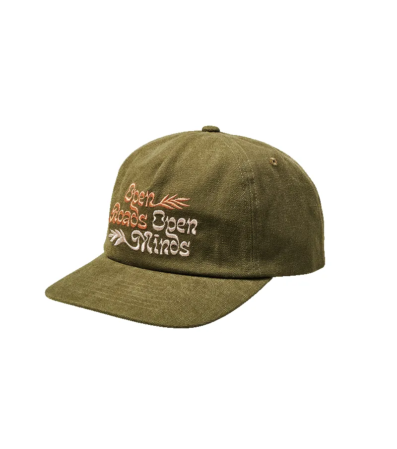 Open Roads 5 Panel Snapback Hat - Dark Military sold by Roark product image thumbnail 2