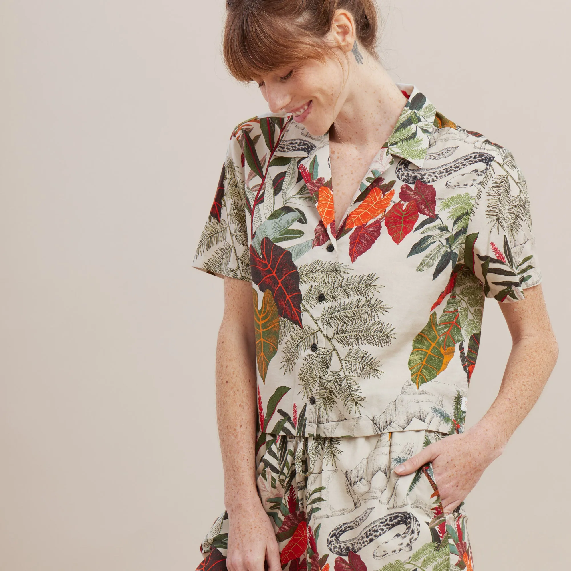 Idle Camp Shirt - Bone sold by Roark product image thumbnail 4