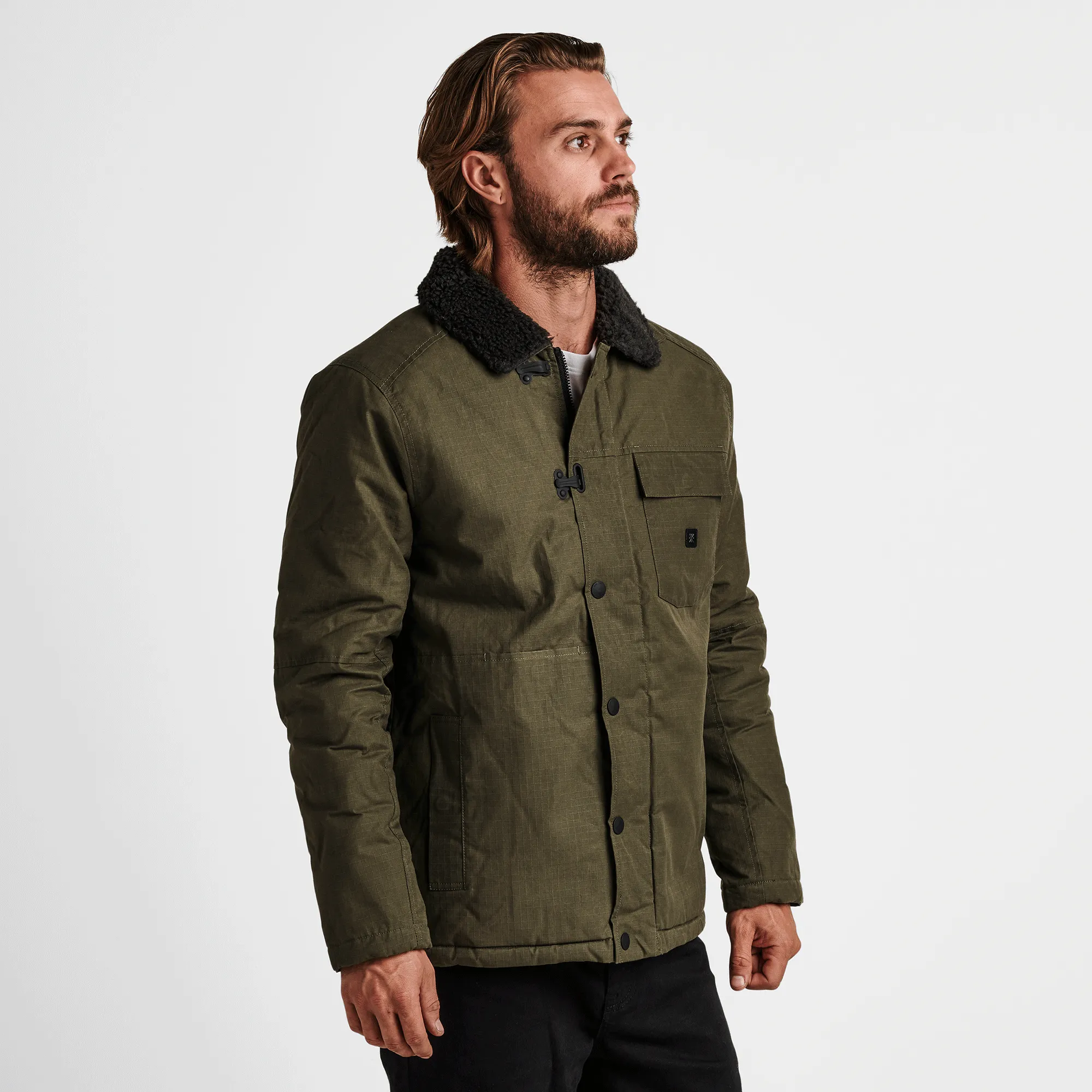 Halley Stevensons X Axeman Jacket - Dark Military sold by Roark product image thumbnail 3