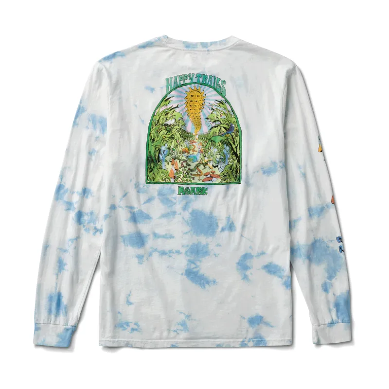 Happy Trails Long Sleeve Tee - White sold by Roark