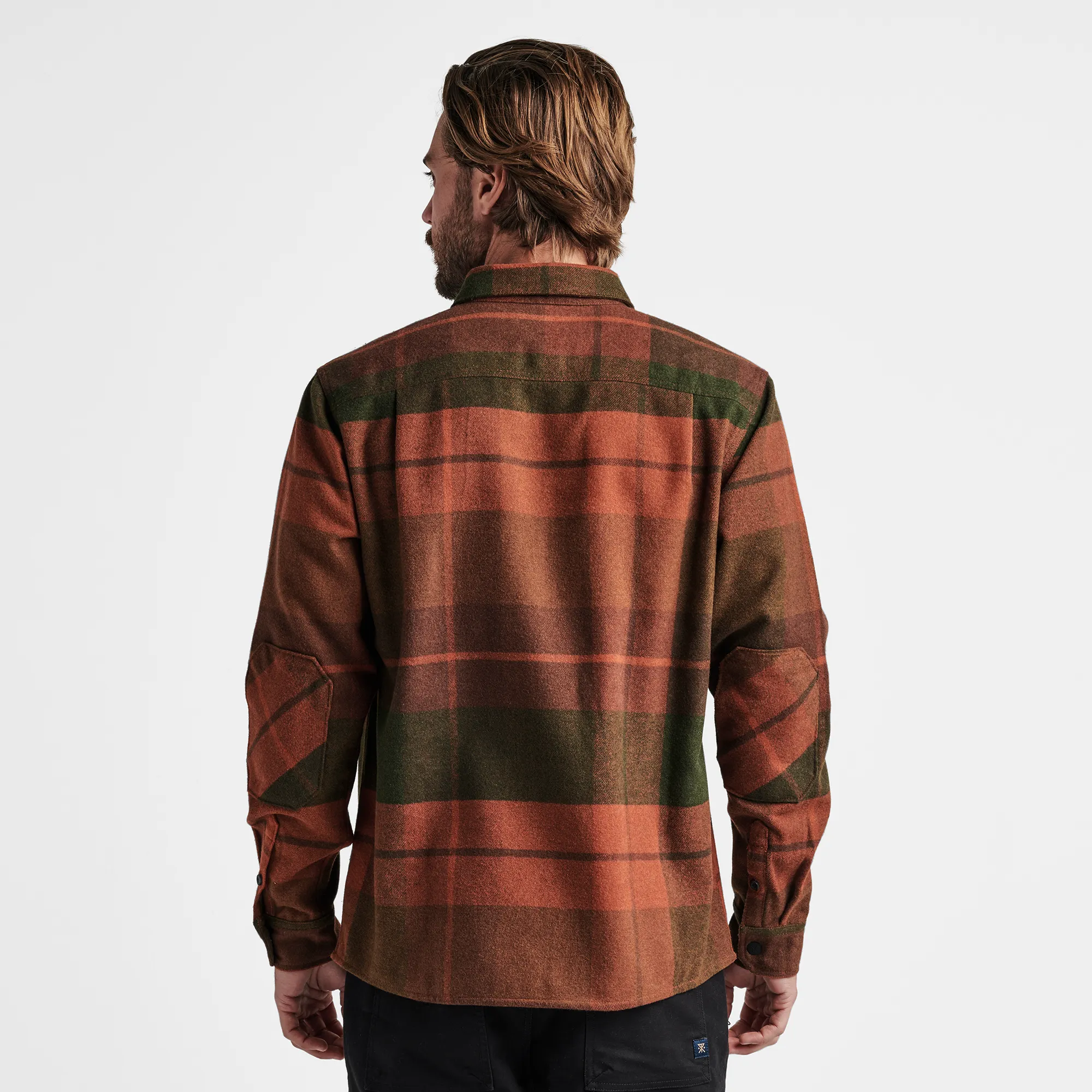 Nordsman Long Sleeve Flannel - Maroon / Military sold by Roark product image thumbnail 3