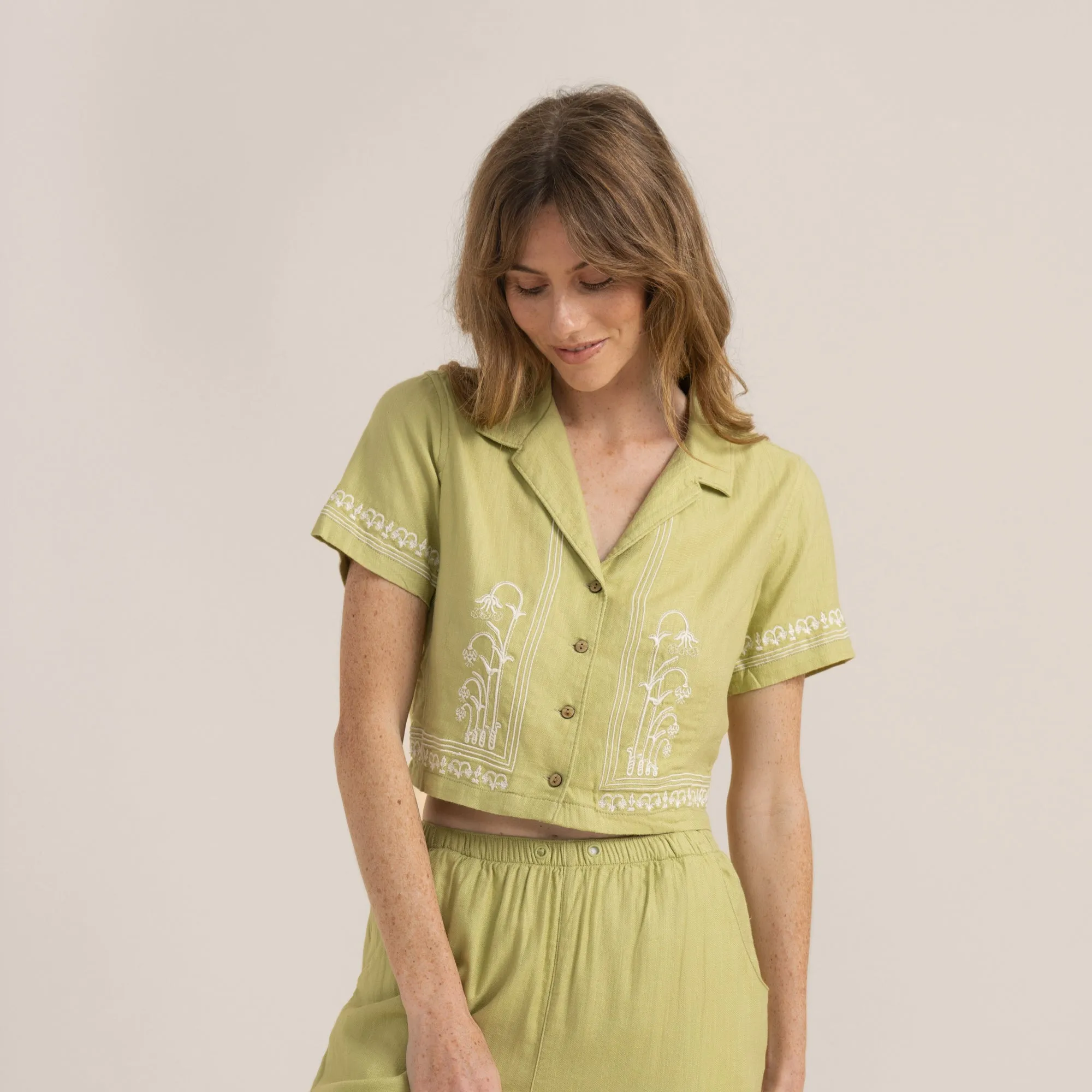 Camp Shirt - Pear sold by Roark