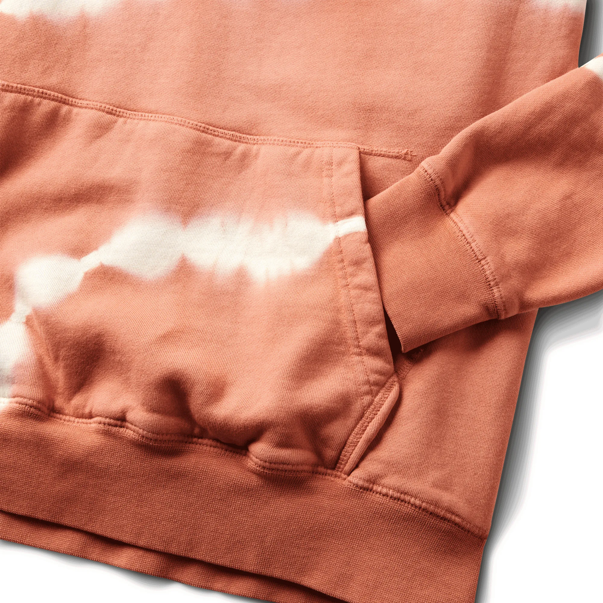 Seek And Explore Tie Dye Hoodie - Rust Shibori sold by Roark product image thumbnail 4