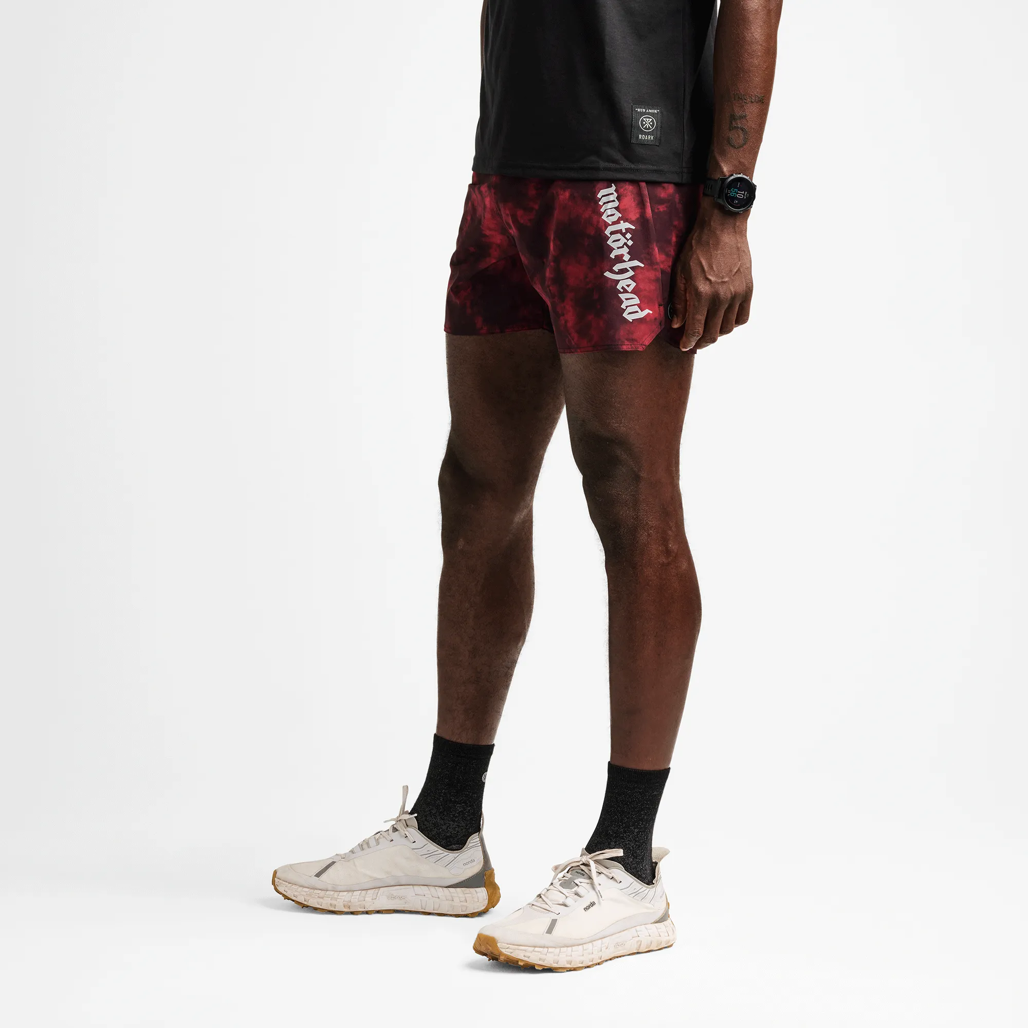 Motorhead Alta 5" Shorts - Red/black sold by Roark product image thumbnail 3