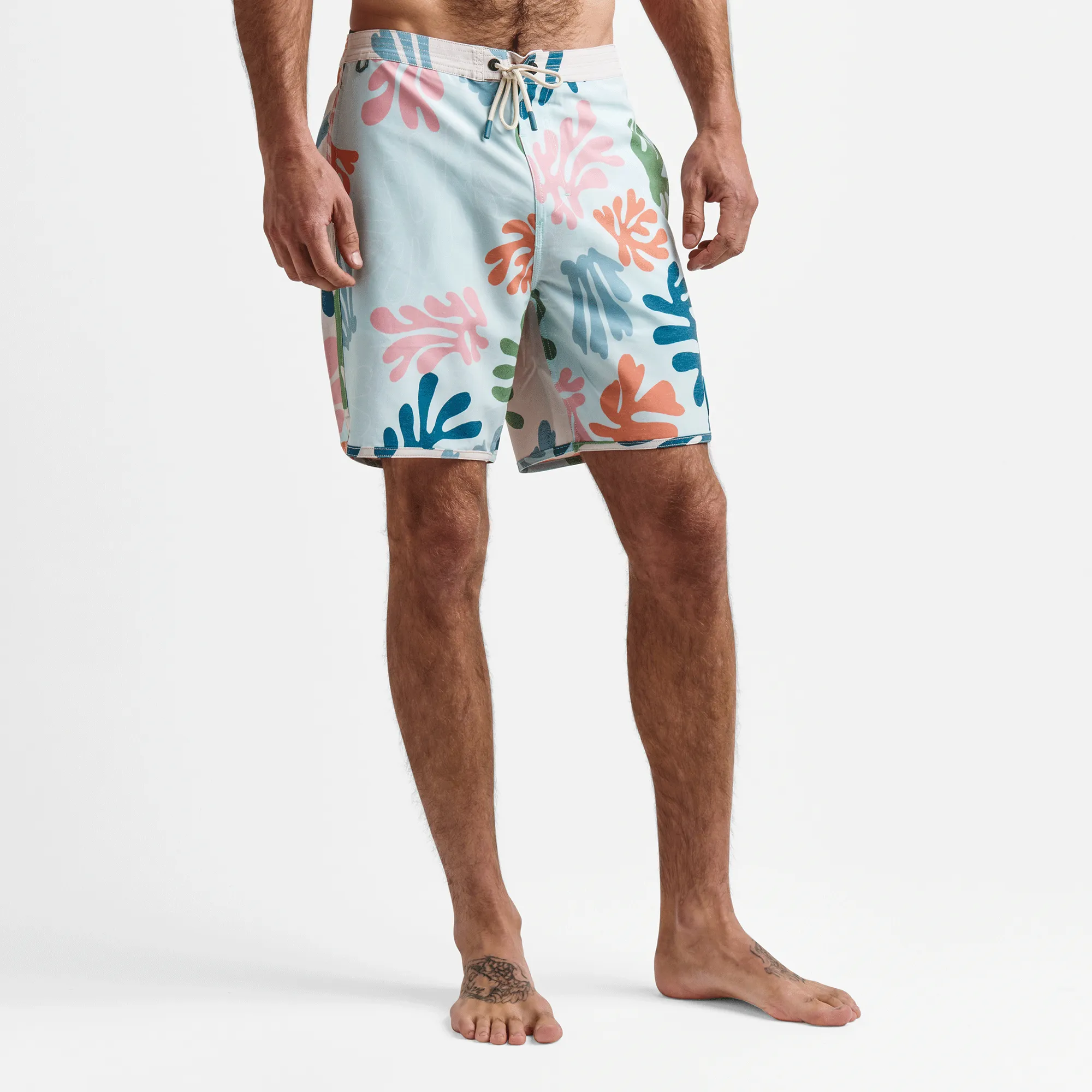Chiller Boardshorts 17" - Coral Reefer Light Blue sold by Roark product image thumbnail 4