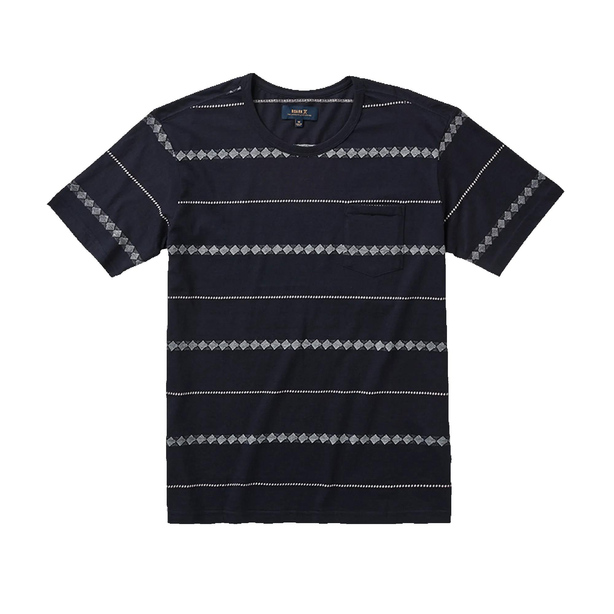 Well Worn Horizon Jacquard Tee - Dark Navy sold by Roark