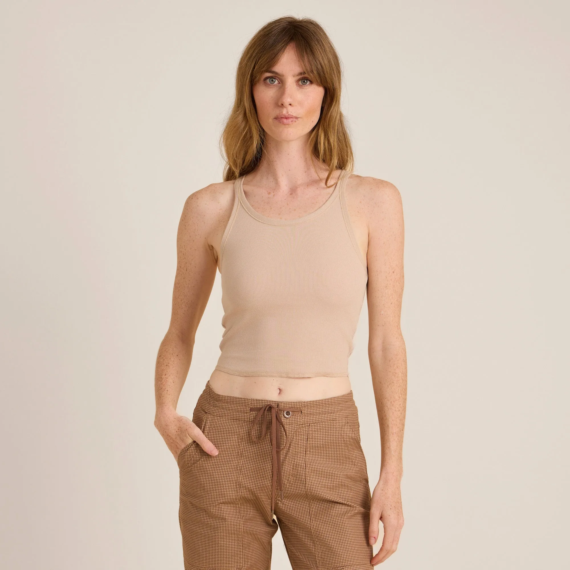 Wind Worn Tank - Toasted Almond sold by Roark