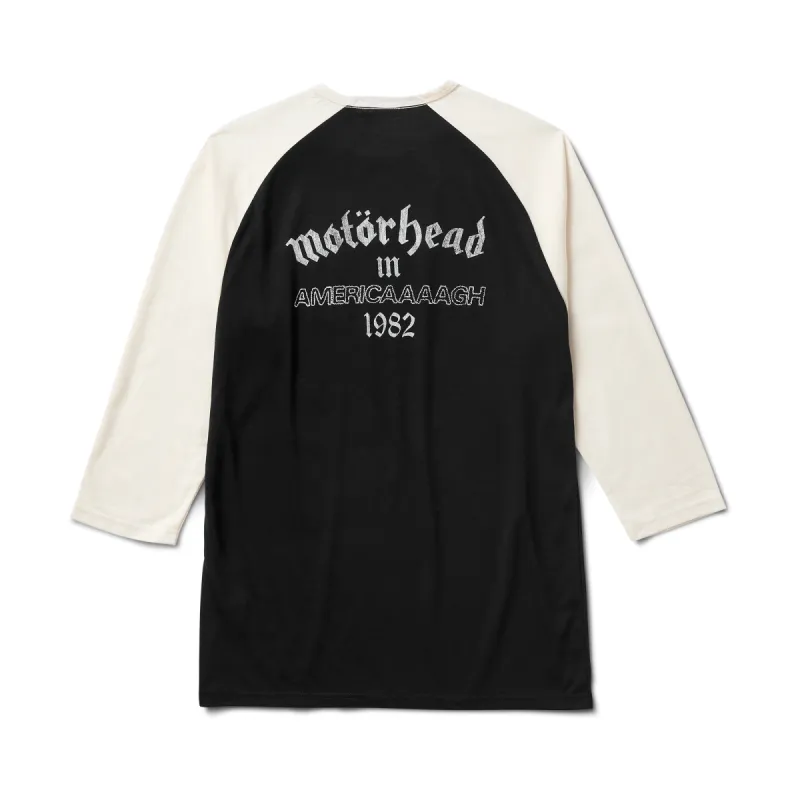 Mathis Raglan Active Tee - Motorhead Black sold by Roark
