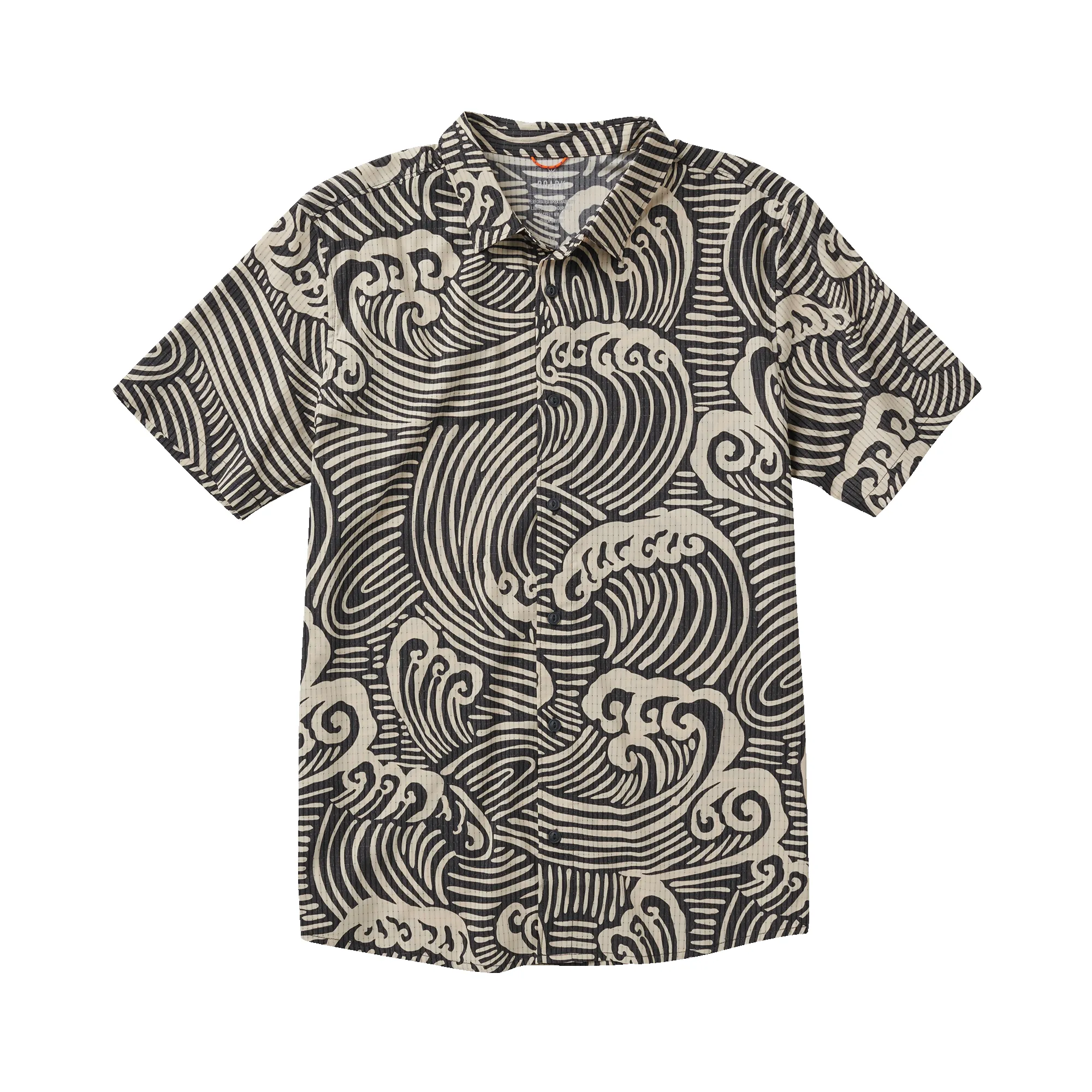 Bless Up Breathable Stretch Shirt - Black Wave sold by Roark