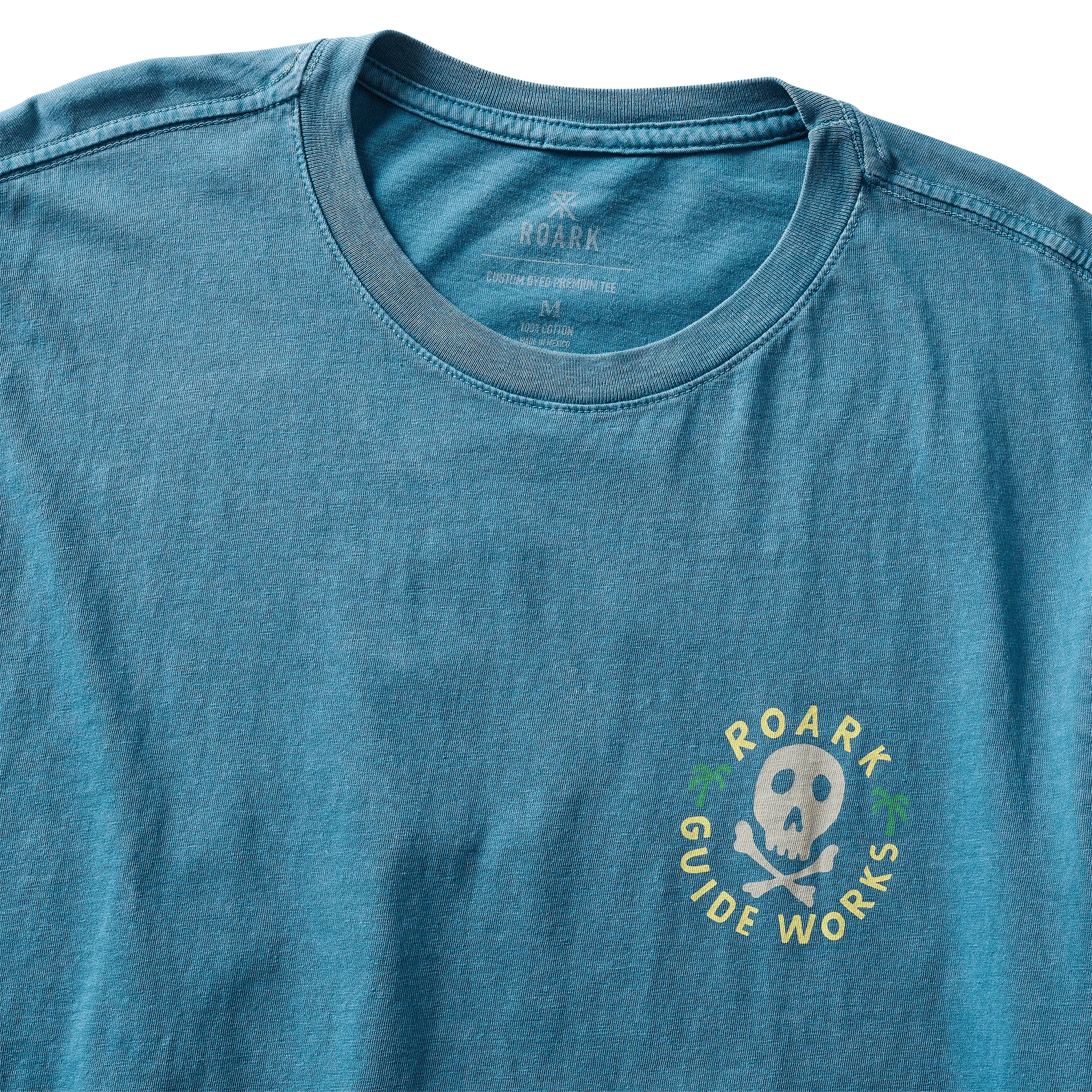 Guideworks Skull Premium Tee - Hydro Blue sold by Roark product image thumbnail 3