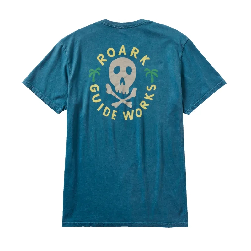 Guideworks Skull Premium Tee - Hydro Blue sold by Roark
