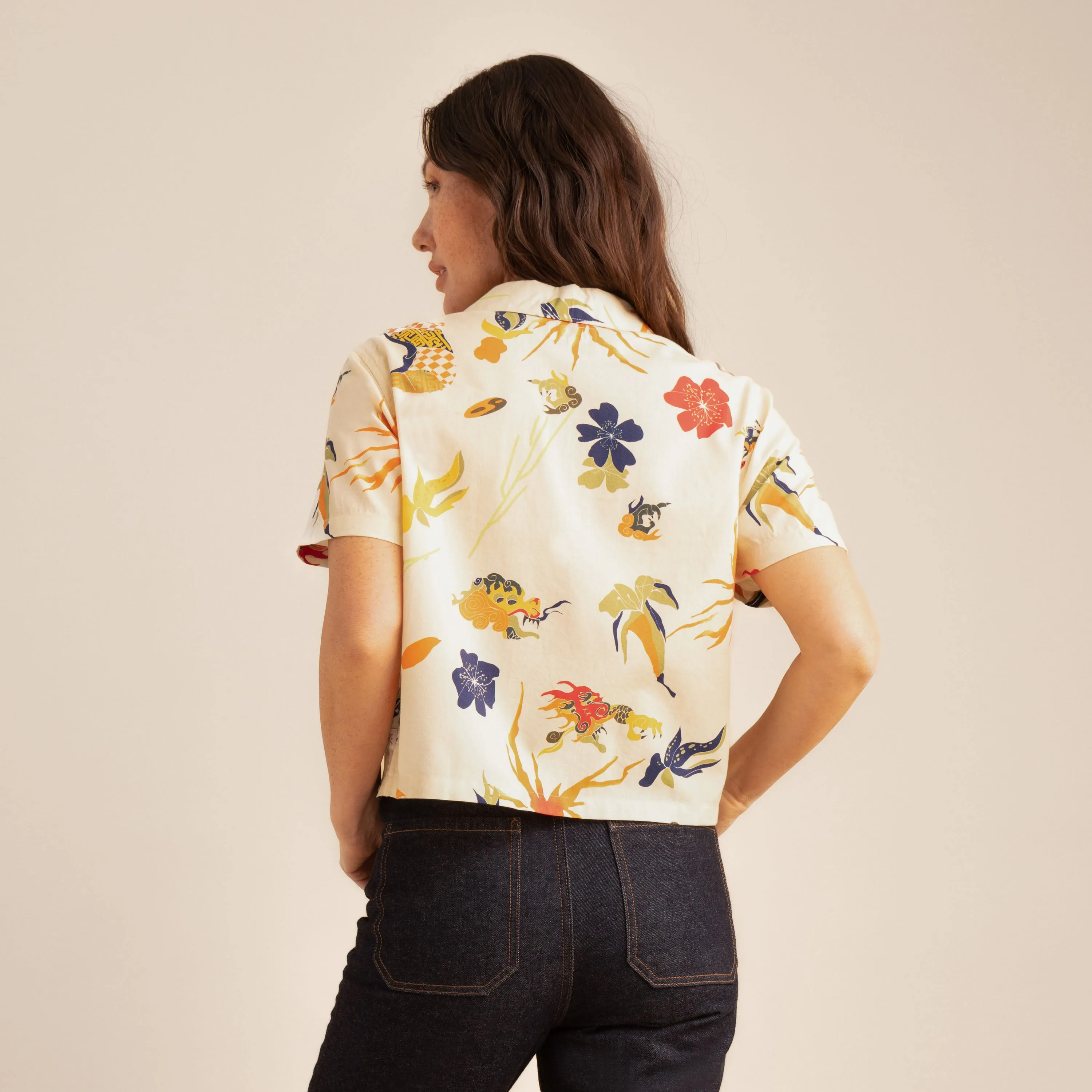 Idle Camp Shirt - Vintage White sold by Roark product image thumbnail 3