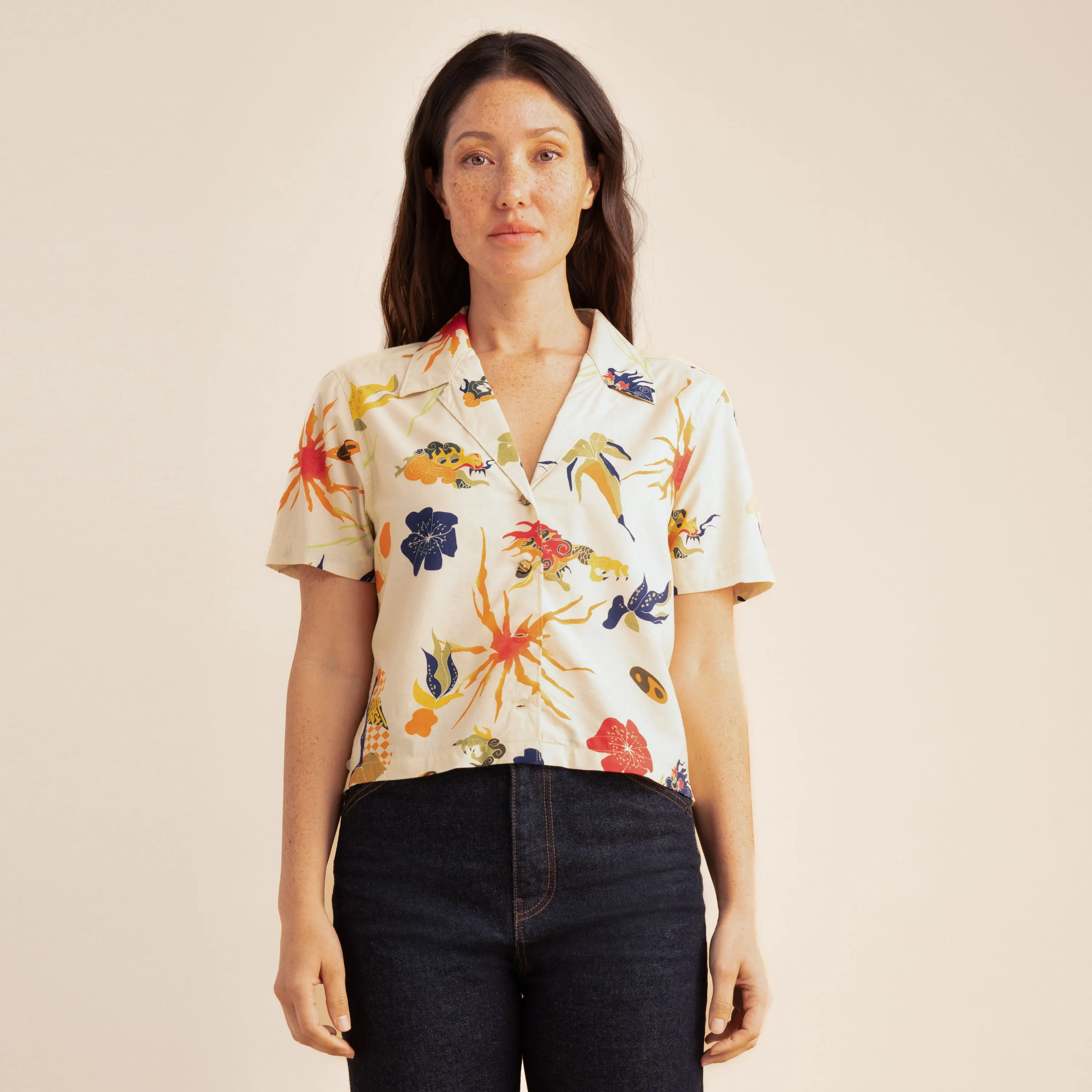 Idle Camp Shirt - Vintage White sold by Roark product image thumbnail 4