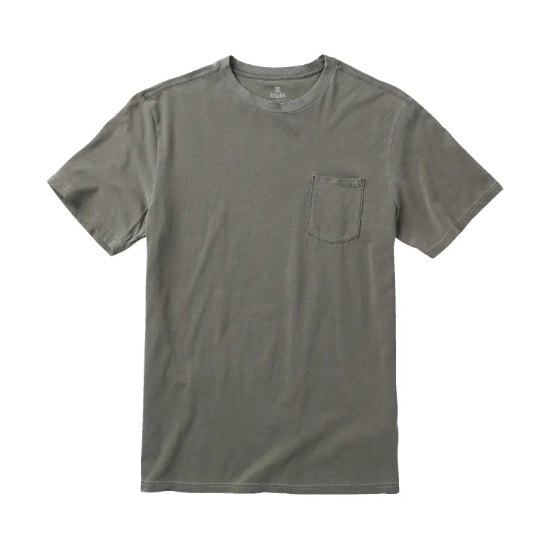 Made To Fade Short Sleeve Tee - Washed Military sold by Roark