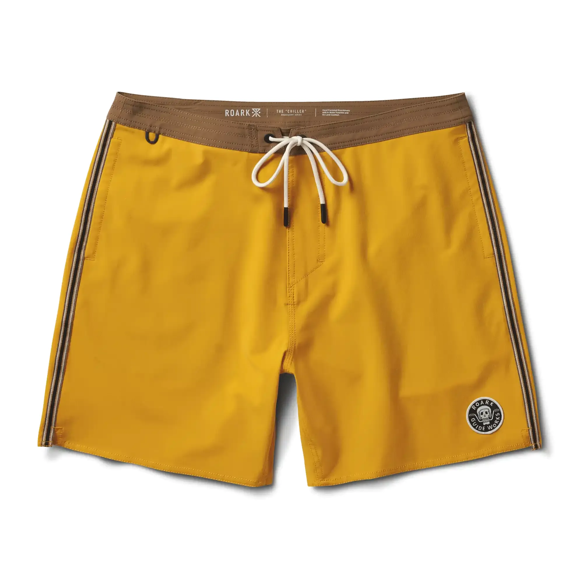 Chiller 17" Boardshorts - Gold sold by Roark