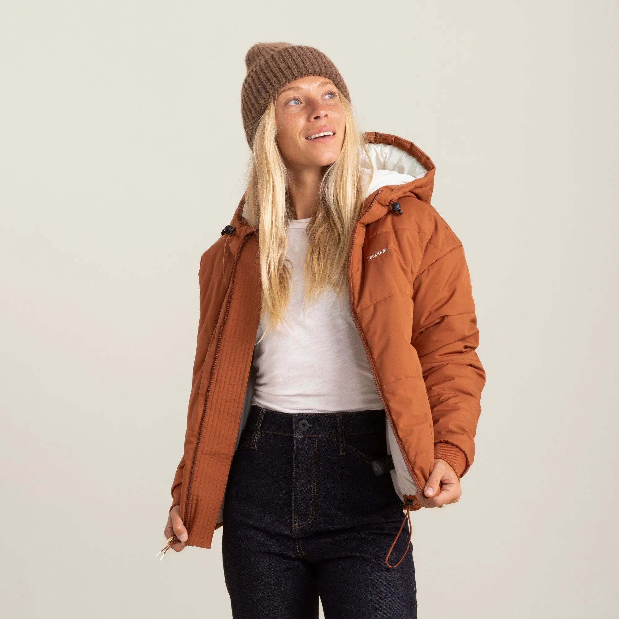 Roark Hokkaido Puffer Jacket - Coconut Shell | Parallel