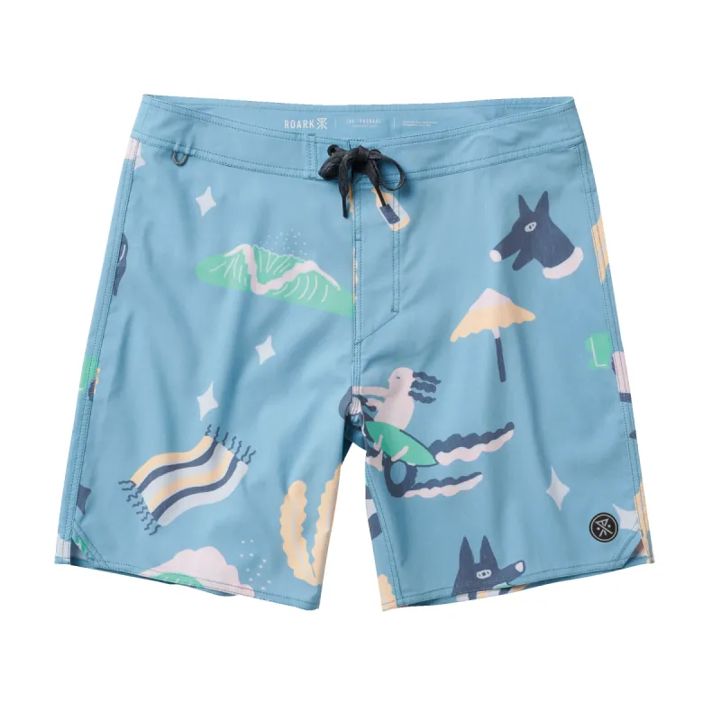 Passage Boardshorts 18" - Viaje Agave sold by Roark