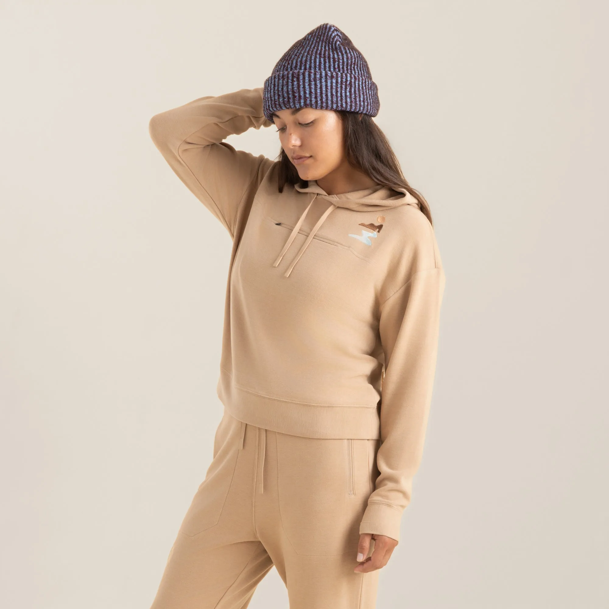 Roam Hoodie - Tan sold by Roark product image thumbnail 3