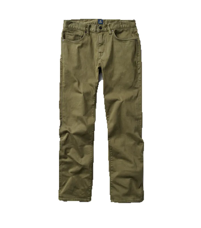 HWY 128 Straight Fit Broken Twill Jeans - Military 2 made by Roark